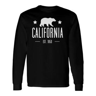 Cool California Republic California Cali Flag Long Sleeve T-Shirt T-Shirt | Mazezy