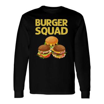 Cool Hamburger Art Cheeseburger Fast Food Burger Long Sleeve T-Shirt T-Shirt | Mazezy
