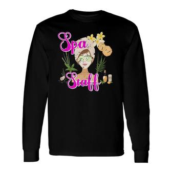 Cool Relaxing Spa Party Birthday Long Sleeve T-Shirt | Mazezy