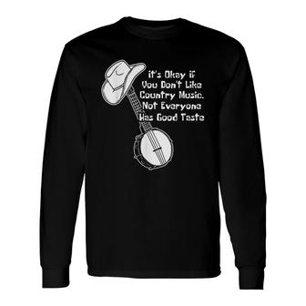 Country Music Singer Or Composer Long Sleeve T-Shirt T-Shirt | Mazezy