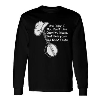 Country Music Singer Or Composer Long Sleeve T-Shirt T-Shirt | Mazezy