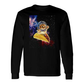 Crazy Space Cat Long Sleeve T-Shirt T-Shirt | Mazezy