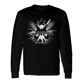 Crazy Town Butterfly Long Sleeve T-Shirt T-Shirt | Mazezy UK