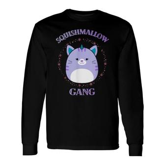 Cute Analea The Cat Squishmallow Gang Long Sleeve T-Shirt T-Shirt | Mazezy