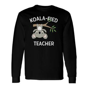 Cute Koala Teacher Appreciation Thank You Long Sleeve T-Shirt T-Shirt | Mazezy