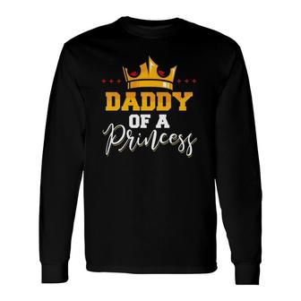 Daddy Of A Princess Father And Daughter Matching Premium Long Sleeve T-Shirt T-Shirt | Mazezy