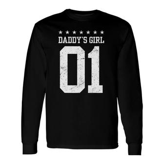 Daddy's Girl 01 Matching Daughter Father's Day Long Sleeve T-Shirt T-Shirt | Mazezy