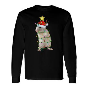 Degu Lighting Xmas Tree Matching Degu Christmas Long Sleeve T-Shirt T-Shirt | Mazezy