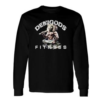 Demigods Fitness Workout Gym Power Long Sleeve T-Shirt T-Shirt | Mazezy