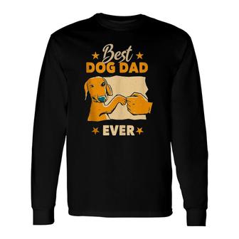Dogs And Dog Dad Best Friends Father Long Sleeve T-Shirt T-Shirt | Mazezy