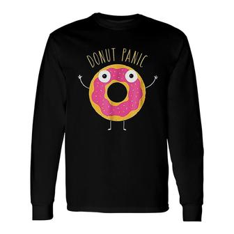 Donut Panic Long Sleeve T-Shirt | Mazezy