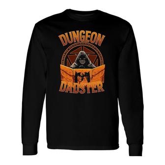 Dungeon Dadster Rpg Gamer Dice Roll Master Long Sleeve T-Shirt T-Shirt | Mazezy