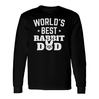 Easter Rabbit Dad Fathers Day Bunny Ear Long Sleeve T-Shirt T-Shirt | Mazezy