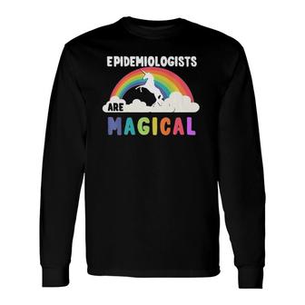 Epidemiologists Are Magical Premium Unicorn Long Sleeve T-Shirt T-Shirt | Mazezy