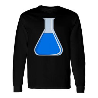 Erlenmeyer Flask Chemistry Teacher Professor Long Sleeve T-Shirt T-Shirt | Mazezy