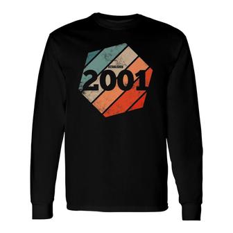 Established 2001 Vintage 20Th Birthday Retro Est 2001 Ver2 Long Sleeve T-Shirt | Mazezy