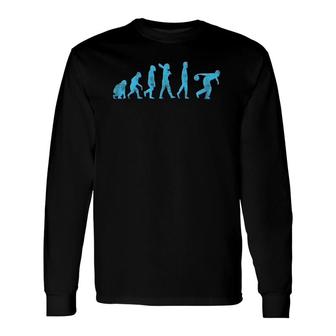 Evolution Of Bowling Favorite Game Bowling Long Sleeve T-Shirt T-Shirt | Mazezy