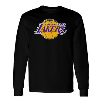 Fans-Lakers- For Los Angeles I Heart Basketball Long Sleeve T-Shirt T-Shirt | Mazezy