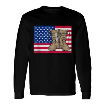 Father Veterans Day My Favorite Veteran Is My Dad Proud Son Long Sleeve T-Shirt T-Shirt | Mazezy
