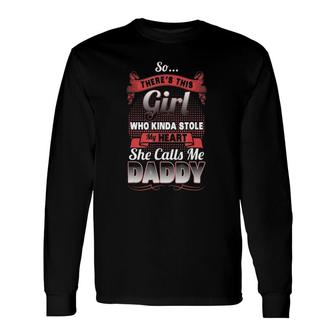 Fathers Day Quotes, Daddy Loves Daughter Long Sleeve T-Shirt T-Shirt | Mazezy
