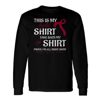 This Is My Fight Multiple Myeloma Awareness Fighters Premium Long Sleeve T-Shirt T-Shirt | Mazezy