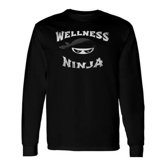 Fitness Gym Ninja Multitasking Health Trainer Wellness Coach Long Sleeve T-Shirt T-Shirt | Mazezy