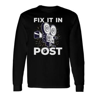 Fix It In A Post Fix It In A Post Long Sleeve T-Shirt T-Shirt | Mazezy