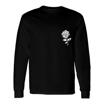 Floral Rose Long Sleeve T-Shirt | Mazezy