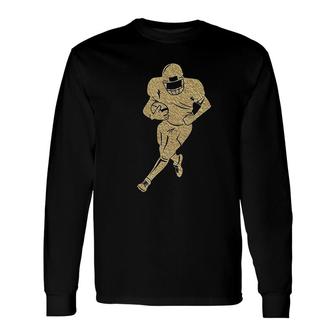 Football Player Football Lover Long Sleeve T-Shirt | Mazezy