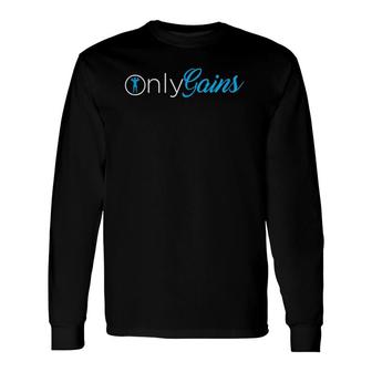 Only Gains Onlygains Gym Long Sleeve T-Shirt | Mazezy