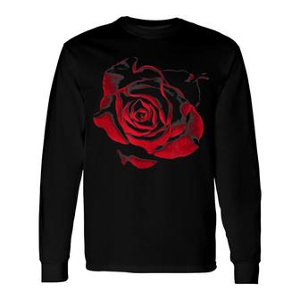 Garden Rose Long Sleeve T-Shirt | Mazezy