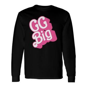 Gg Grand Big Pledge Rush Alumnae Sorority Vintage Pink Long Sleeve T-Shirt T-Shirt | Mazezy