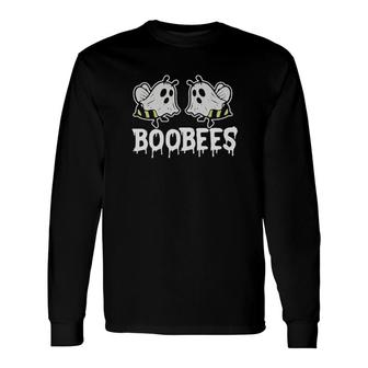Ghost Bee Boo Boo Bees Halloween Long Sleeve T-Shirt T-Shirt | Mazezy
