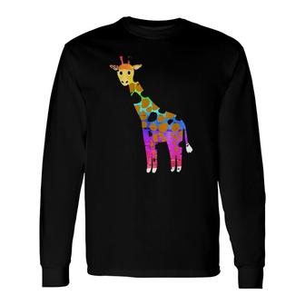 Giraffe Love Animal Safari Genus Giraffa Long Sleeve T-Shirt T-Shirt | Mazezy