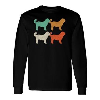 Goldendoodle Labradoodle Vintage Doodle Dog Mom Dad Retro Long Sleeve T-Shirt T-Shirt | Mazezy