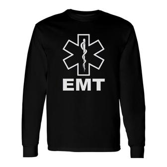 The Goozler Emt Emergency Medical Technician 911 Long Sleeve T-Shirt T-Shirt | Mazezy