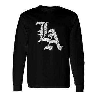 Gothic Los Angeles Long Sleeve T-Shirt T-Shirt | Mazezy