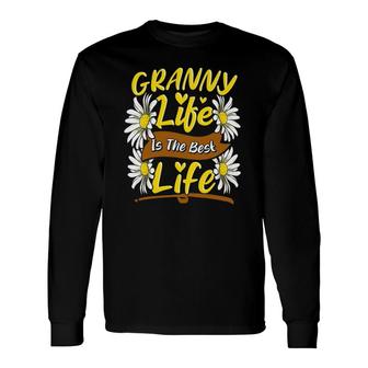 Granny Life Is The Best Life Cute Granny Long Sleeve T-Shirt T-Shirt | Mazezy