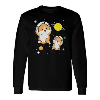 Hamster In Space Hamster Lover Long Sleeve T-Shirt T-Shirt | Mazezy