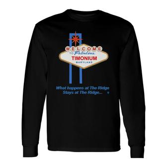 What Happens At The Ridge Long Sleeve T-Shirt T-Shirt | Mazezy UK