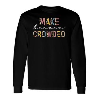 Make Heaven Crowded Leopard Print Long Sleeve T-Shirt T-Shirt | Mazezy