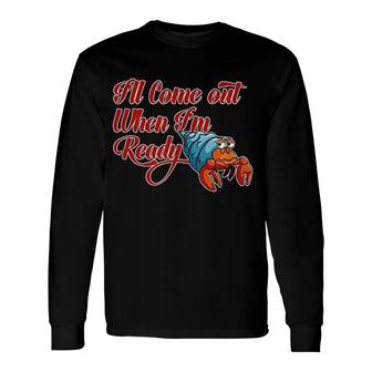 Hermit Crab Long Sleeve T-Shirt T-Shirt | Mazezy