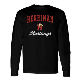 Herriman High School Mustangs C3 Long Sleeve T-Shirt T-Shirt | Mazezy