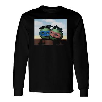 The Hesitation Waltz Famous Painting By Magritte Raglan Baseball Tee Long Sleeve T-Shirt T-Shirt | Mazezy