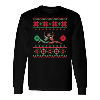 Hilarious Holiday Ugly Christmas Long Sleeve T-Shirt T-Shirt | Mazezy