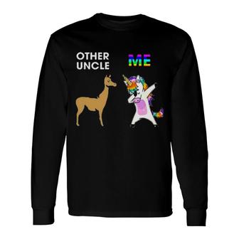 Horse And Unicorn Other Uncle Me Long Sleeve T-Shirt T-Shirt | Mazezy