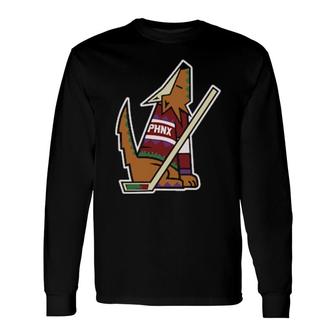 Howling Coyote Long Sleeve T-Shirt | Mazezy
