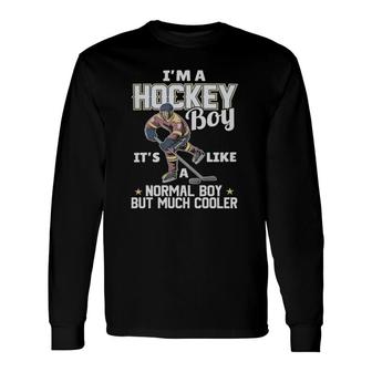 Ice Hockey Man 514 Hockey Lover Long Sleeve T-Shirt T-Shirt | Mazezy
