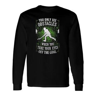 Ice Hockey Sport Field Hockey586 Hockey Lover Long Sleeve T-Shirt T-Shirt | Mazezy