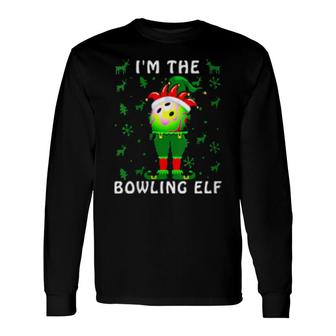 I'm The Bowling Elf Christmas Matching Xmas Long Sleeve T-Shirt T-Shirt | Mazezy